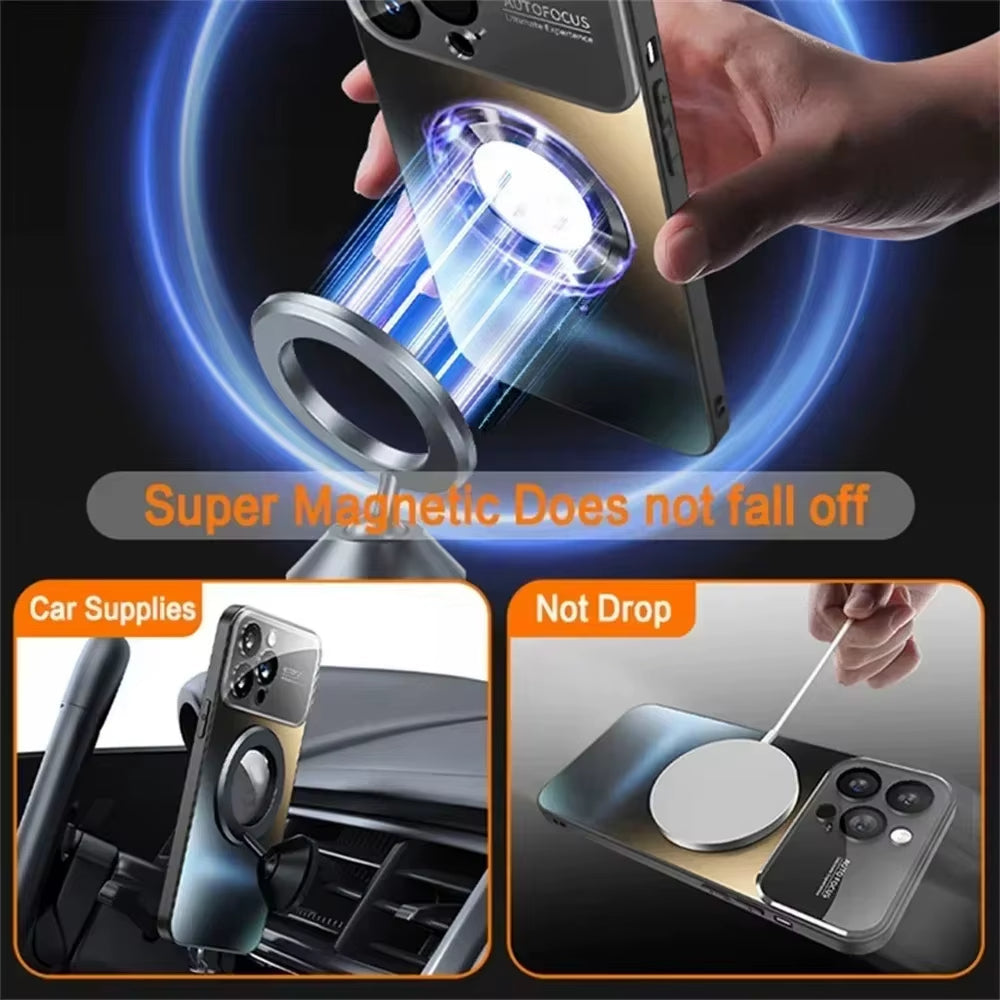 BowLift | Magnetic Power Safety Metal Phone Case