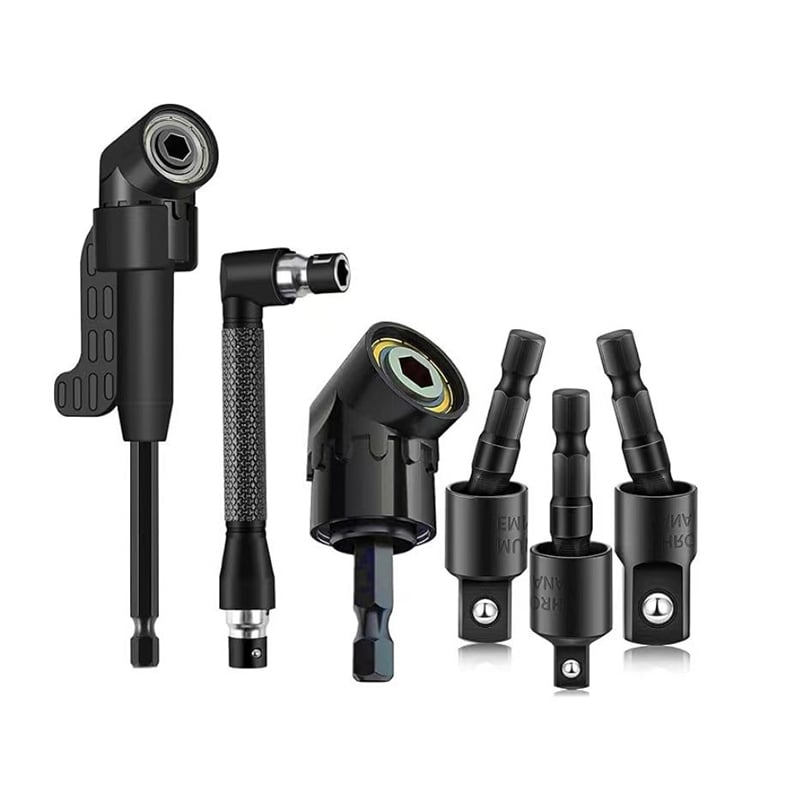 Drill machine angle attachment with accessory set | Bowlift