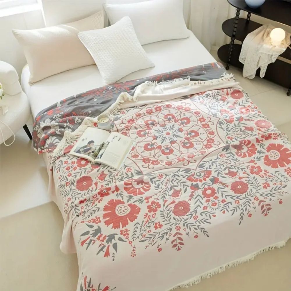BowLift | Versailles-Inspired Reversible Floral Blanket