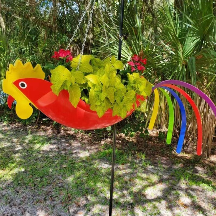 BowLift | GardenChicken Hanging Pot – The fun decorative bowl for flowers & herbs
