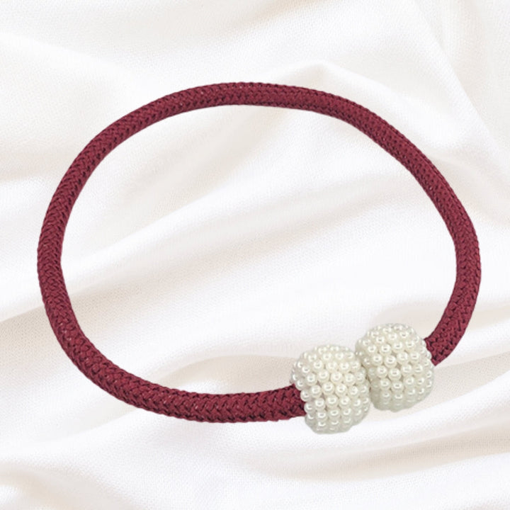 BowLift | Magnetic Pearl Curtain Tie Back | 2pcs Set