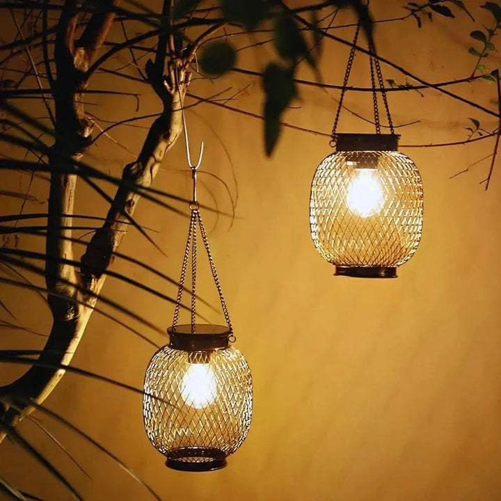BowLift | Sunny Garden Solar Lantern – Waterproof LED Outdoor Light with Auto Sensor