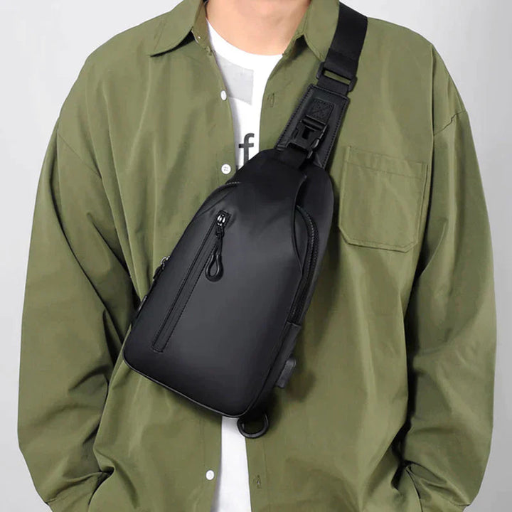 BowLift | UrbanShield Waterproof Crossbody Bag with Anti-Theft Design