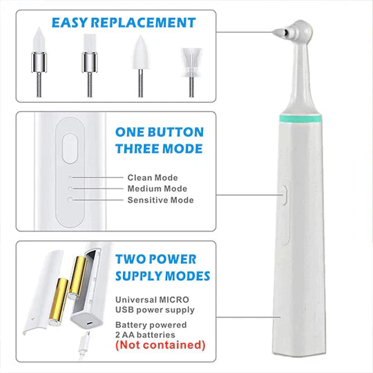 BowLift | Tooth Plaque Remover | Electric Dental Cleaning Device for Effective Oral Hygiene at Home