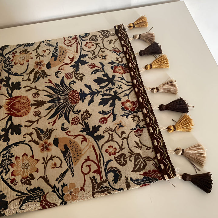 BowLift | Vintage Floral & Bird Jacquard Table Runner