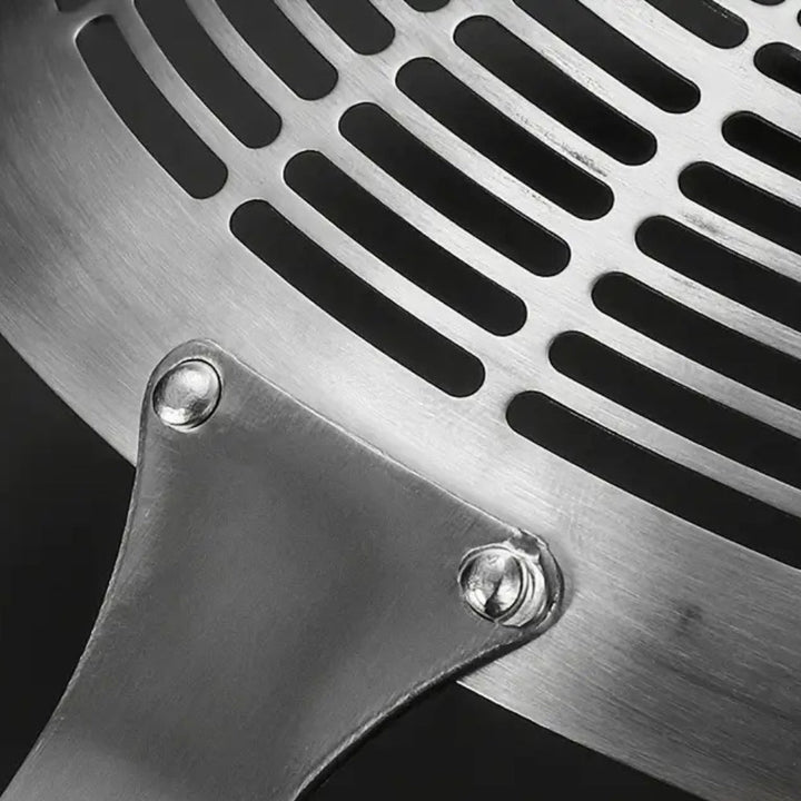 BowLift | Stainless Steel Wooden Strainer Ladle