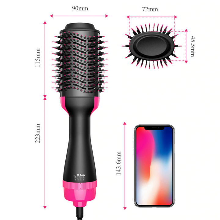 Mella ProStyle – 4-in-1 Haardroger en Stijltang Bowlift