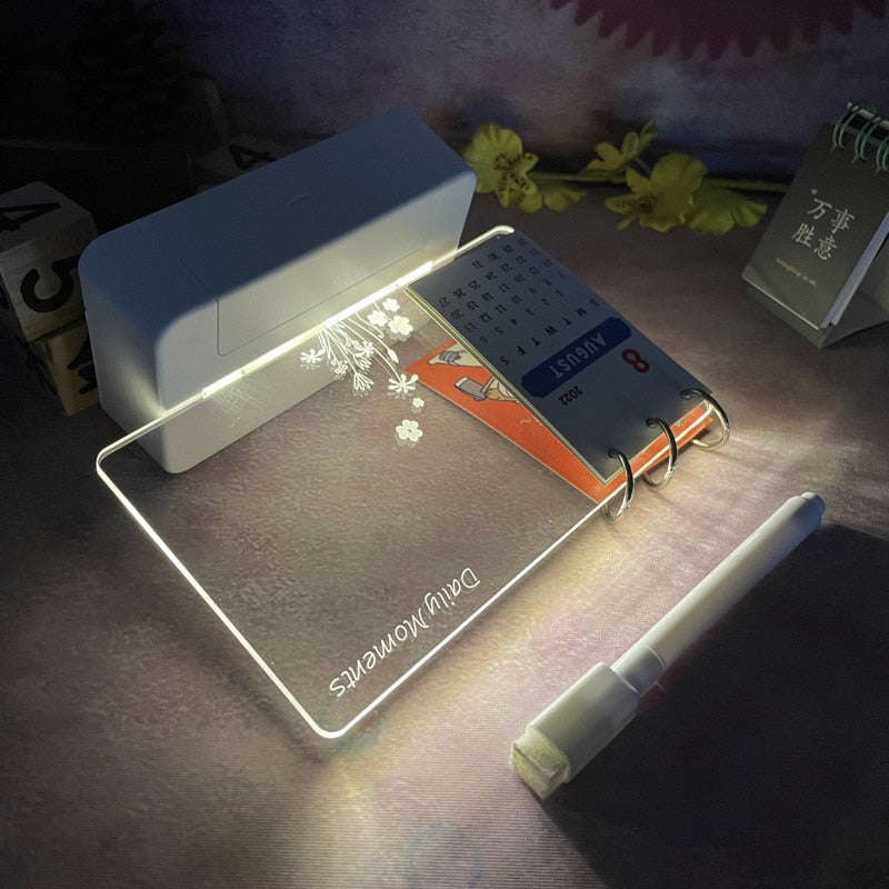 BowLift | Creative Note Board Led Table Lamp