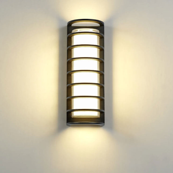 Modern Outdoor Column Waterproof LED Garden Wall Sconce Lamp | Bowlift