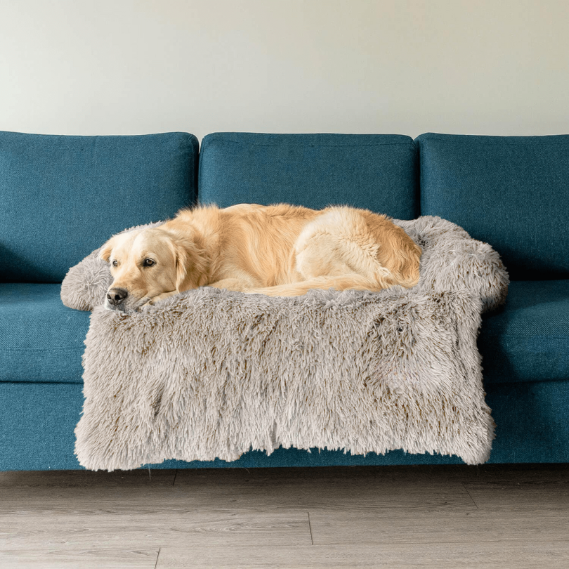 BowLift | Water Repellent Dog Bed Protection with Soft Vegan Fur – Non-slip, Comfortable, Suitable for All Dog Sizes