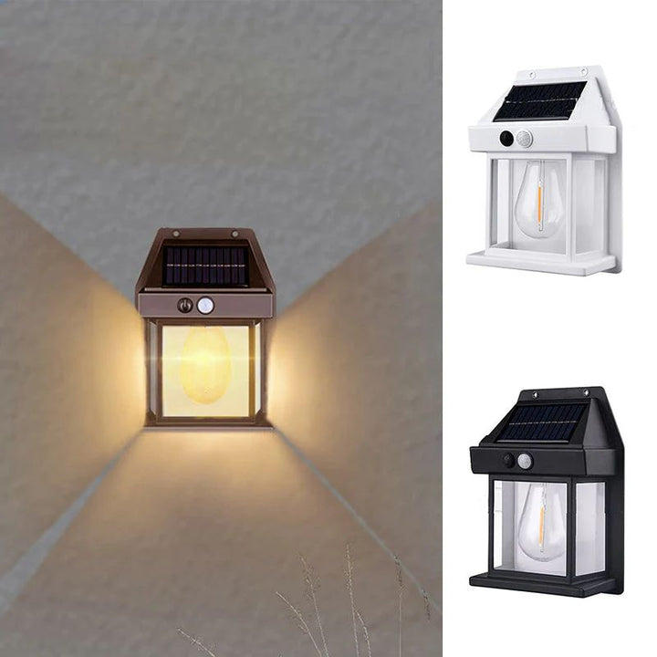 BowLift | Outdoor Solar Tungsten Wall Light