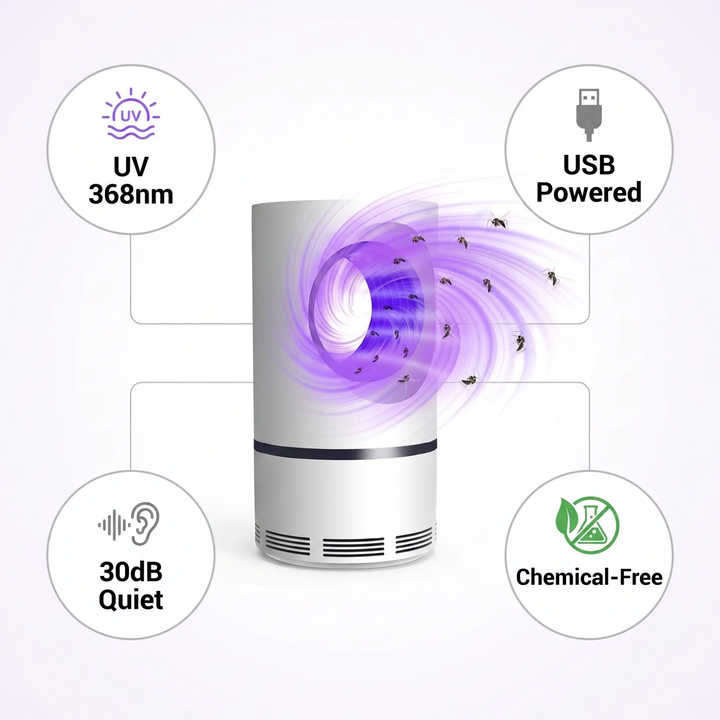 BowLift | UV Light Insect Trap - Indoor/Outdoor Mosquito Fly Killer