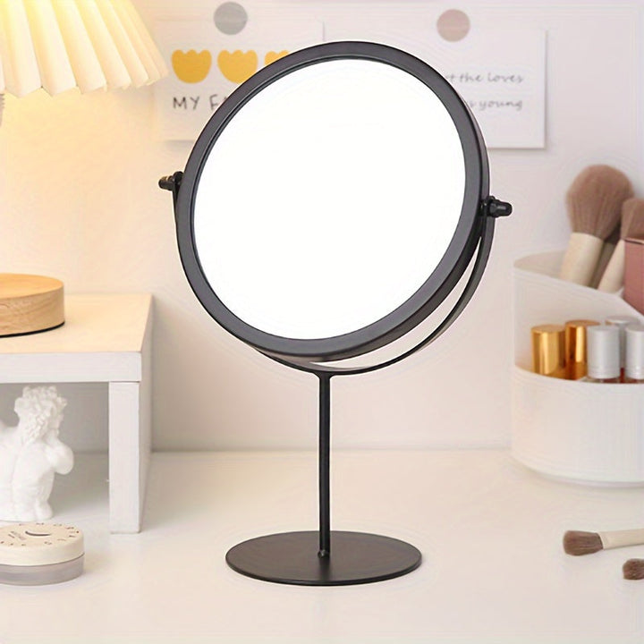 VintageGlow – Adjustable Makeup Mirror with Iron Frame Bowlift
