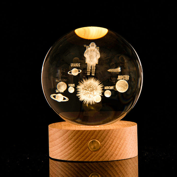 Galaxy Crystal Ball Lamp | Bowlift