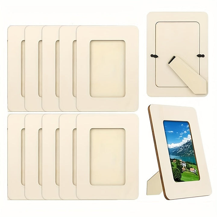 MemoryWood - Modern Wooden Photo Frame Set Bowlift