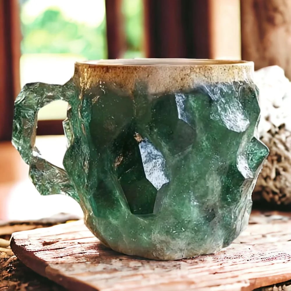 CrystalBrew - Luxe Kristallen Koffiemok voor Thuis Bowlift