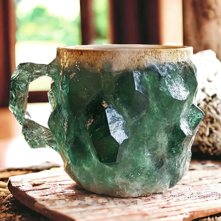 CrystalBrew - Luxe Kristallen Koffiemok voor Thuis Bowlift