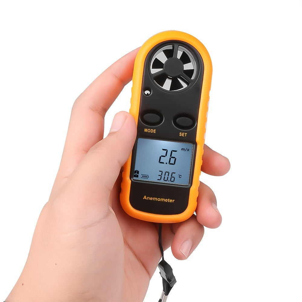 BowLift | Digital Anemometer with Clear LCD Display – Portable Anemometer for Outdoor Sports