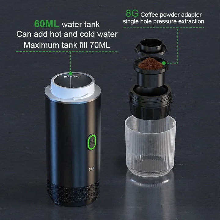 Portable coffee machine | Brew anywhere and anytime | Bowlift