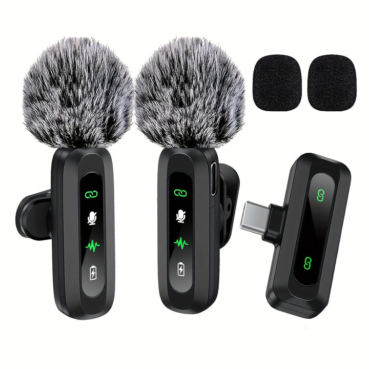 BowLift | Wireless Lavalier Microphone with USB-C Connection for Smartphones and Tablets – Compact Design, Ideal for Podcasts and Vlogs