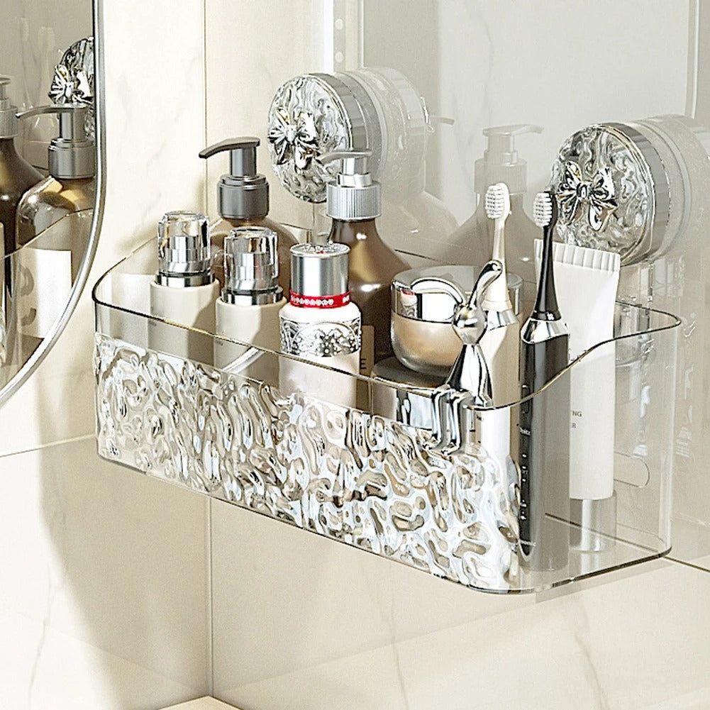 Practical wall shelf | Drill-free storage in the bathroom | Bowlift