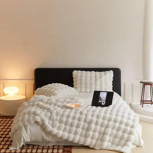 BowLift | SnuggleSoft Plush Blanket | Reversible | Year-round Warmth | Fleece