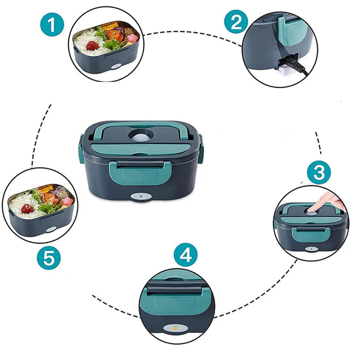 BowLift | ThermoBox Electric Lunchbox – Warm food on the go or at home