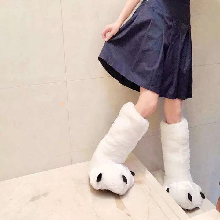 BowLift | Bear Claw Winter Furry Slippers