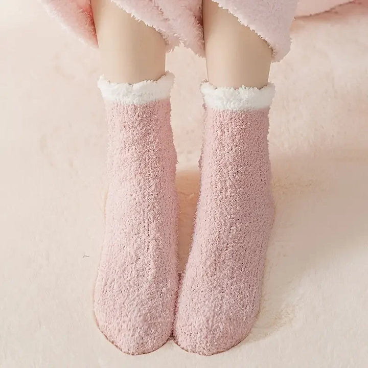 BowLift | Winter Socks FrostStep | With Fleece Lining | 5-Pack | Solid Color | Size EU 34–40
