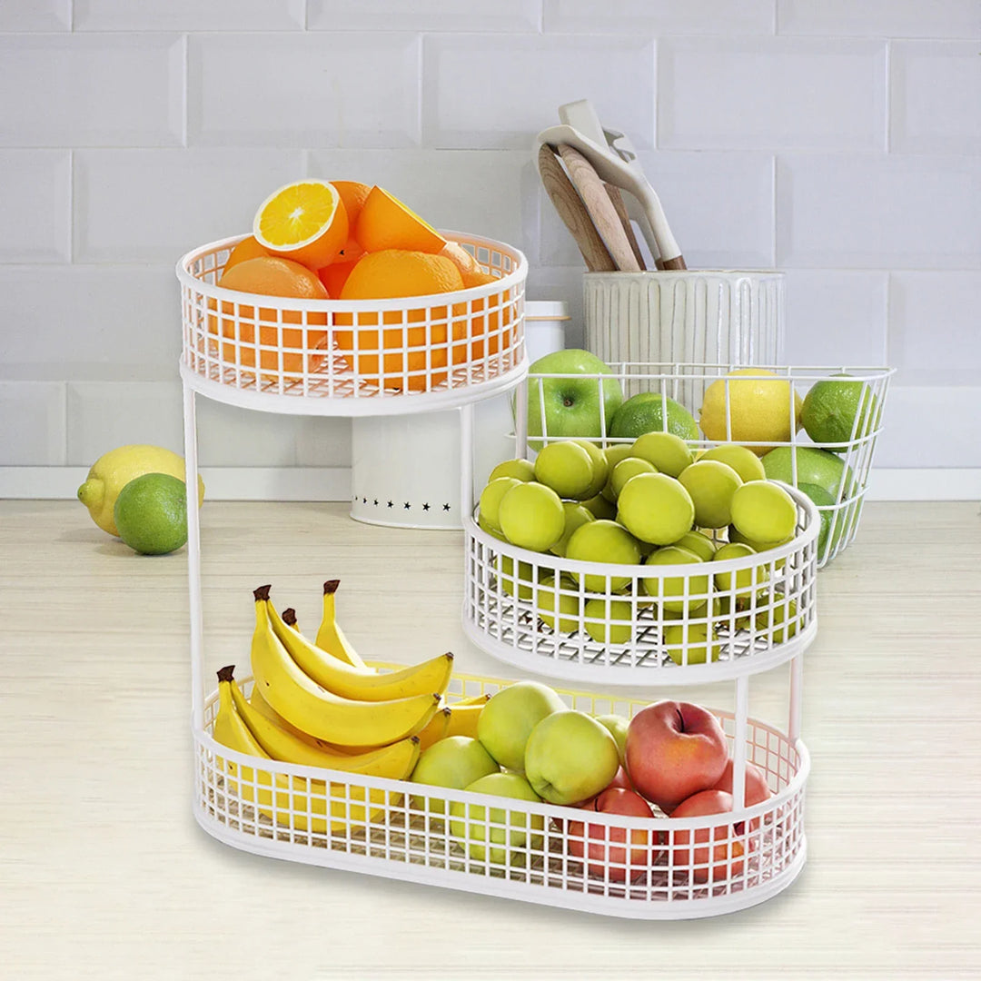 FruitElegance – Metal Wire Basket for Fruit & Vegetables Bowlift