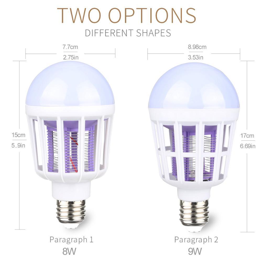 BowLift | IcoolGadgets AC175~220V LED Mosquito Killer Bulb E27/B22 LED Bulb For Home Lighting Bug Zapper Trap Lamp Insect Anti Mosquito Repeller Light