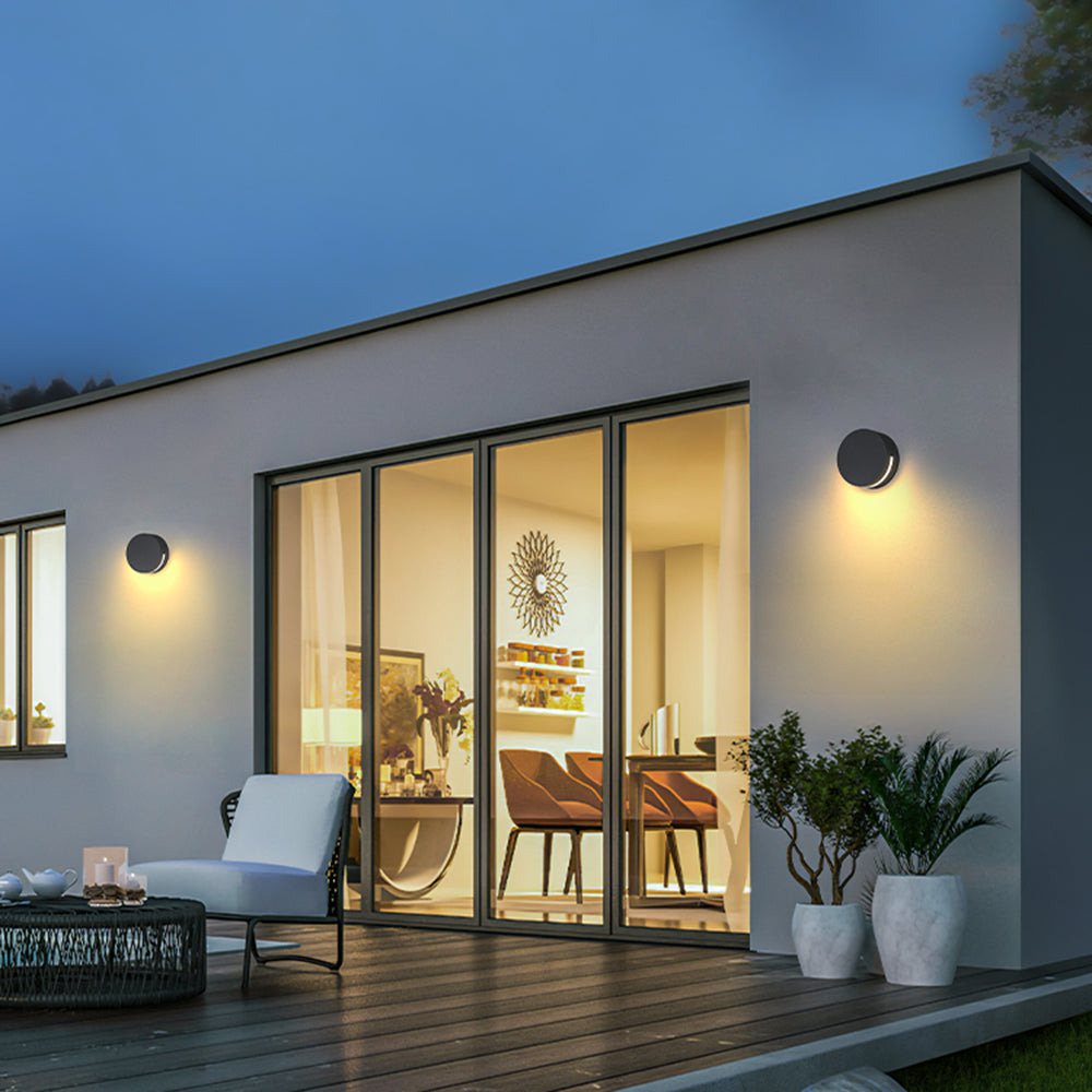 BowLift | Modern Round Wall Lamp | IP65 Waterproof for Outdoor LED