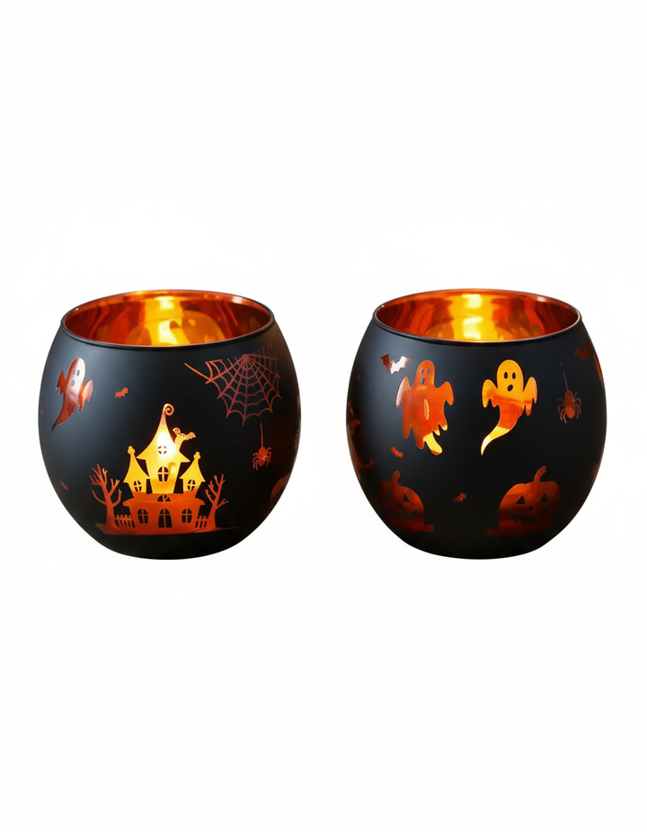 BowLift | Halloween Candle Holder Set | Decorative Table Decoration