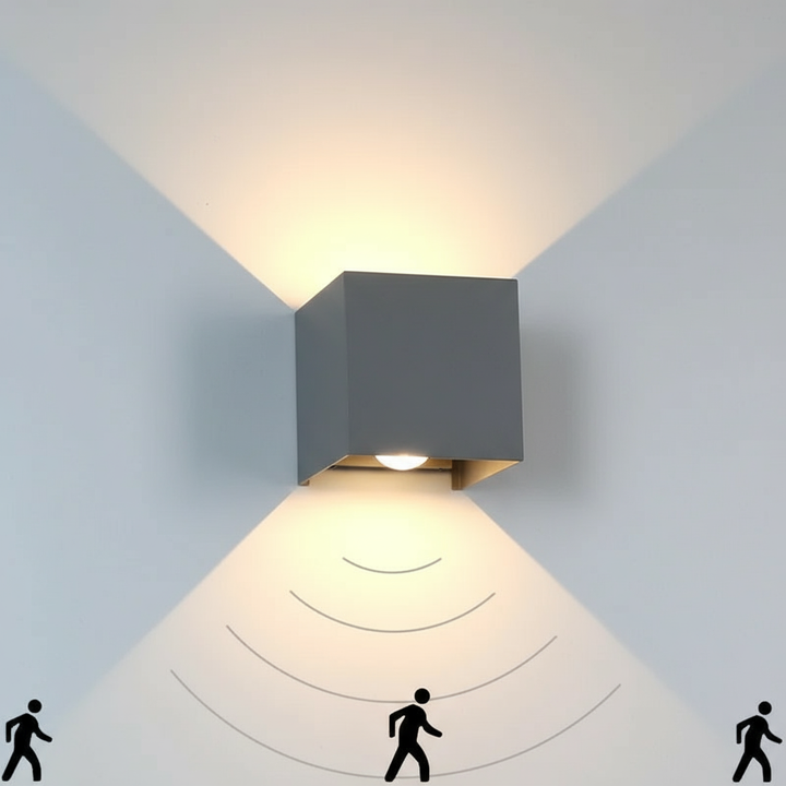 BowLift | Outdoor lamp with sensor 12W IP65 | Modern outdoor lighting garden