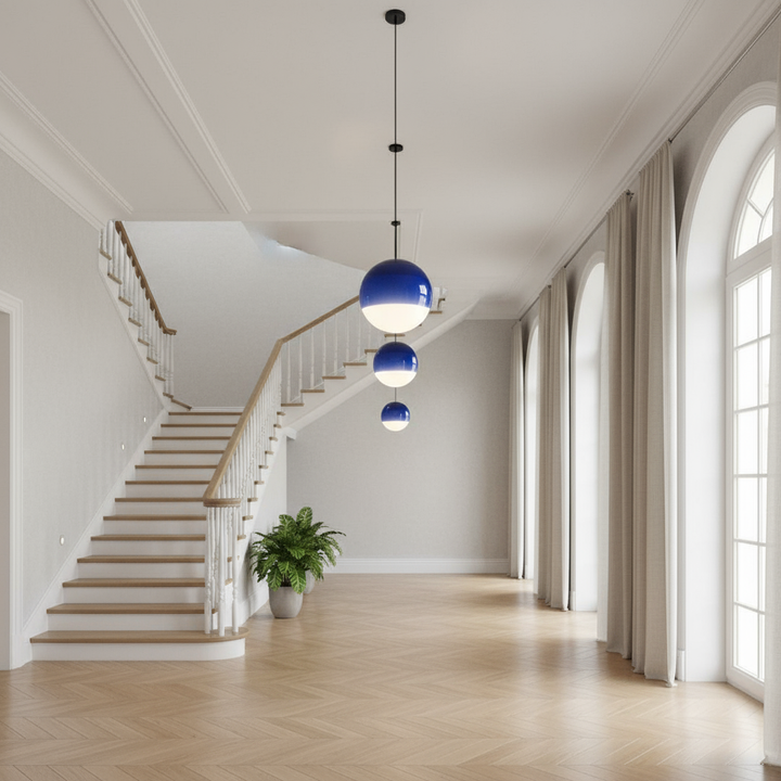 BowLift | Gradient Pendant Light Black | Modern Dining Room Lamp