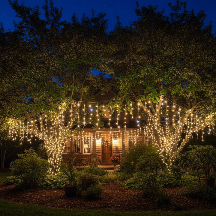BowLift | Festive Light Curtain | Christmas Lighting for Outdoor