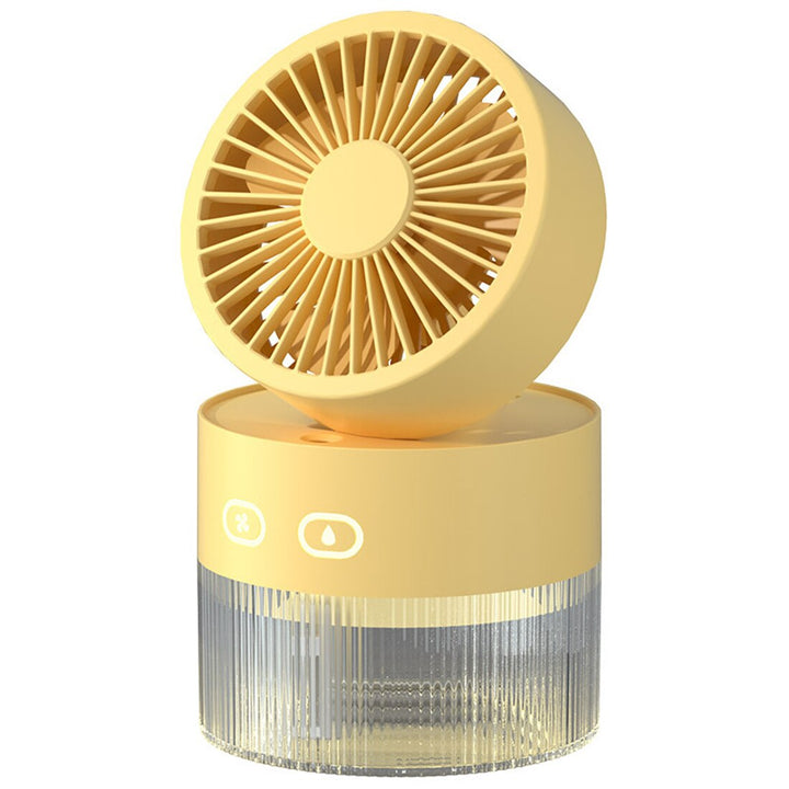 BowLift | Mini Foldable USB Warm Light Spray Fan
