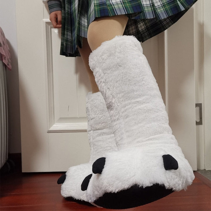 BowLift | Bear Claw Winter Furry Slippers