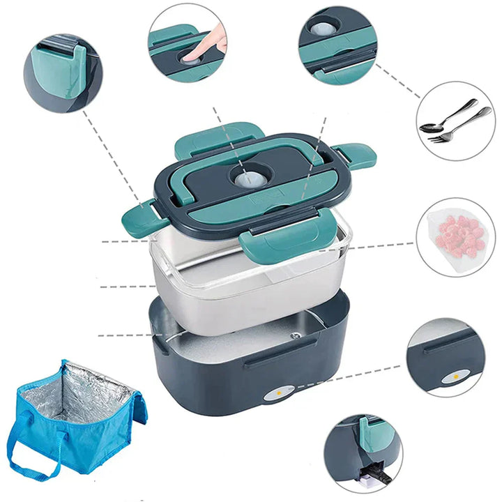 ThermoBox Electric Lunch Box – Warm food on the go or at home | Bowlift