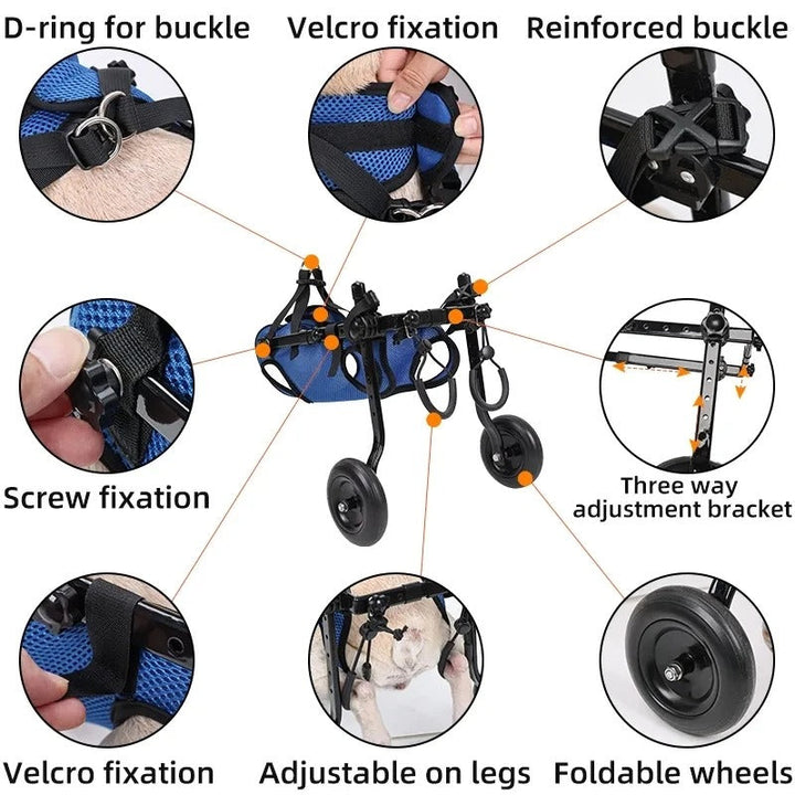BowLift | Adjustable Mobility Aid Ergonomic Dog Wheelchair