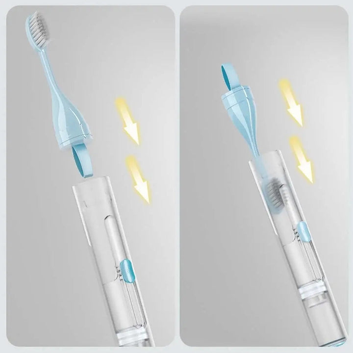 BowLift | All-in-One Travel-Friendly Toothpaste Dispenser Toothbrush