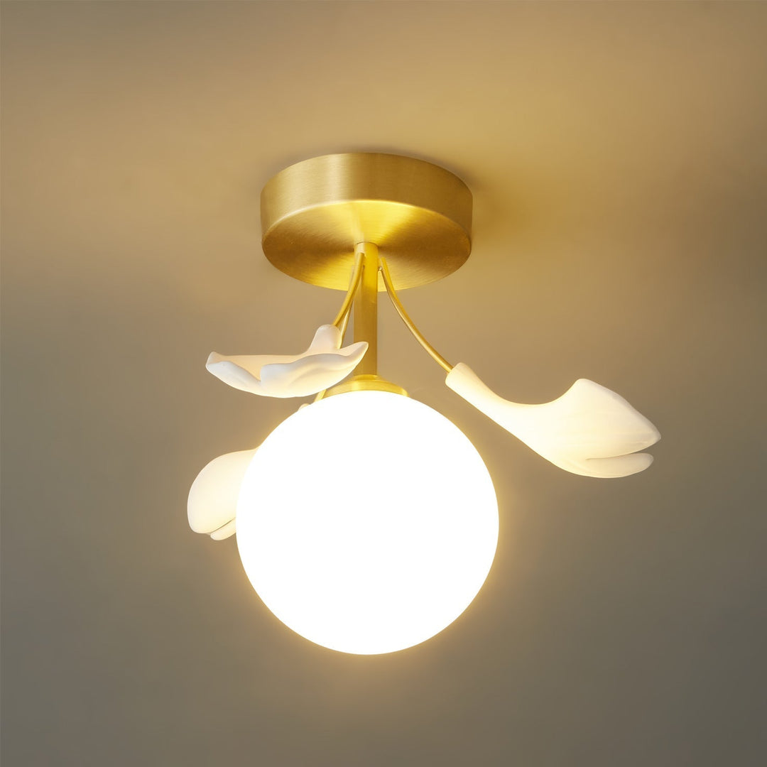 BowLift | GingkoLuxe - Earthy Ceiling Illumination