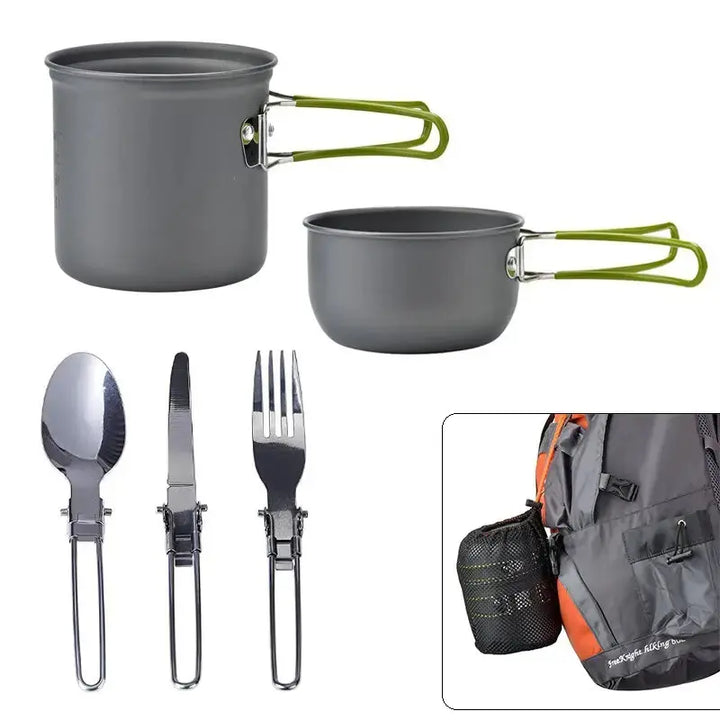 BowLift | Camping Cookware Set with Cutlery - TrekChef