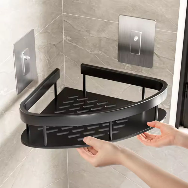 BowLift | Aluminium Shower Shelf | Self-Adhesive, Rust-Free, Modern