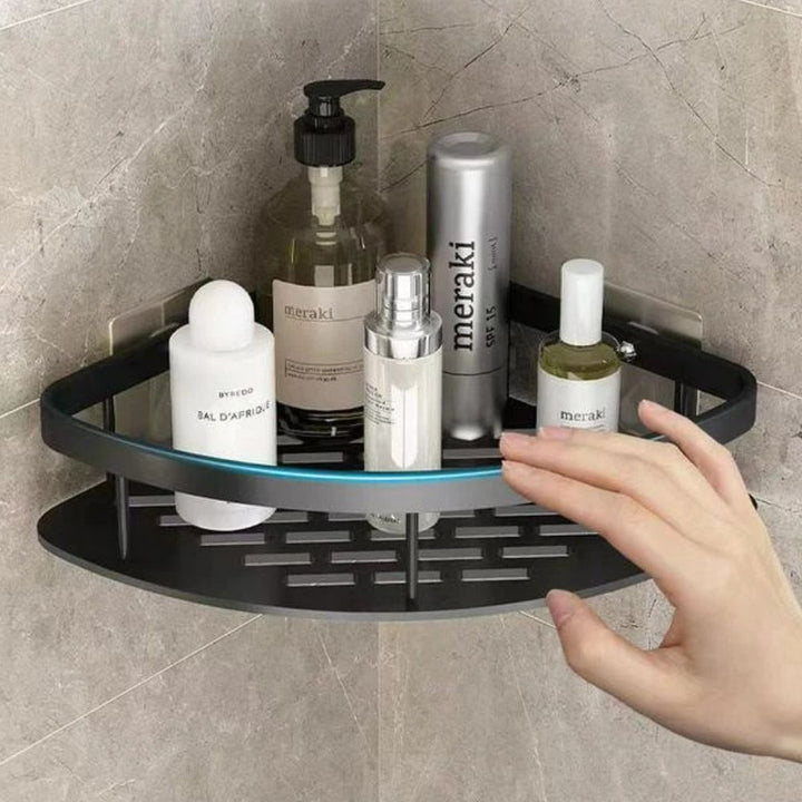 BowLift | Aluminium Shower Shelf | Self-Adhesive, Rust-Free, Modern