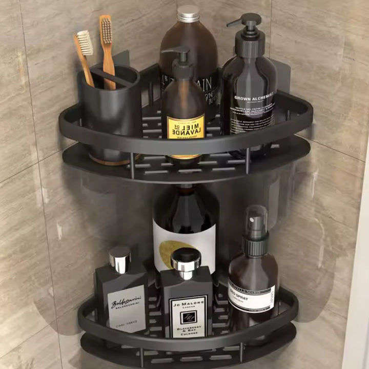 BowLift | Aluminium Shower Shelf | Self-Adhesive, Rust-Free, Modern