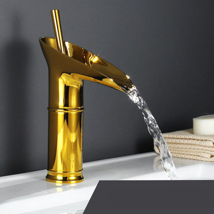 BowLift | Antique Waterfall | Bathroom Sink Faucet