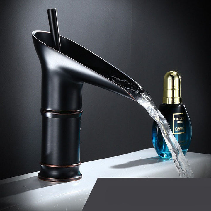 BowLift | Antique Waterfall | Bathroom Sink Faucet