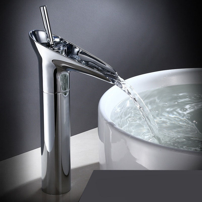 BowLift | Antique Waterfall | Bathroom Sink Faucet
