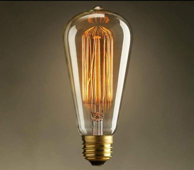 Antique wood country house style wall lamp Bowlift